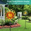 Solar Wind Spinners for Yard and Garden - 60.3 Inch