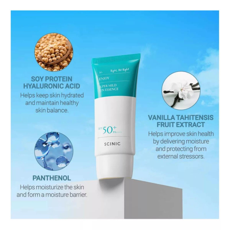 Scinic Bloqueador Solar Facial Coreano Spf 50+