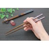 Ishida Chopsticks, Made in Japan, Black/Red Body Size: Chopsticks: 9.1
