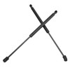 Pair Hood Bonnet Lift Support Gas Shock Struts Carbon Steel