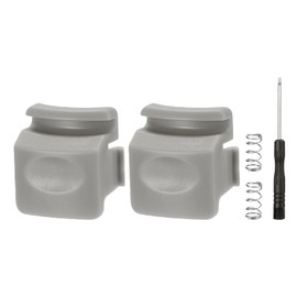 QUARKZMAN Replacement Button for 24oz 32oz Bottle Non-Bpa Water Bottle Lid Mouth Top Cap Pressure Switch Parts for 19/24/25/32/40oz Stainless Steel Bottle Accessories Grey Pack of 2