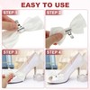 PATIKIL Women Bow Shoe Clips, 2 Pcs Satin Elegant Detachable