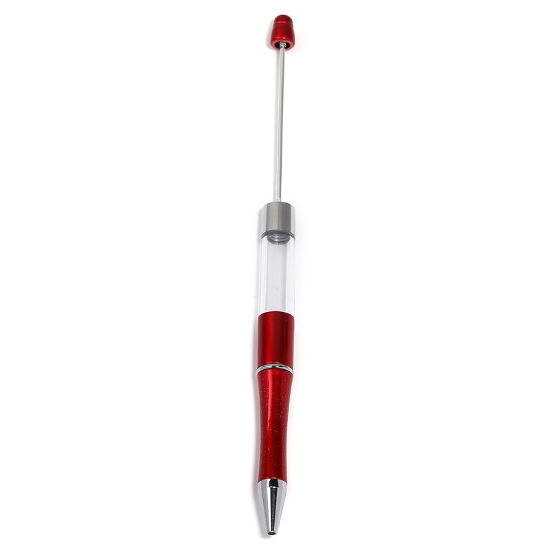 【P190】10PCS Creative DIY empty tube crystal plastic beaded ballpoint pen:_3#