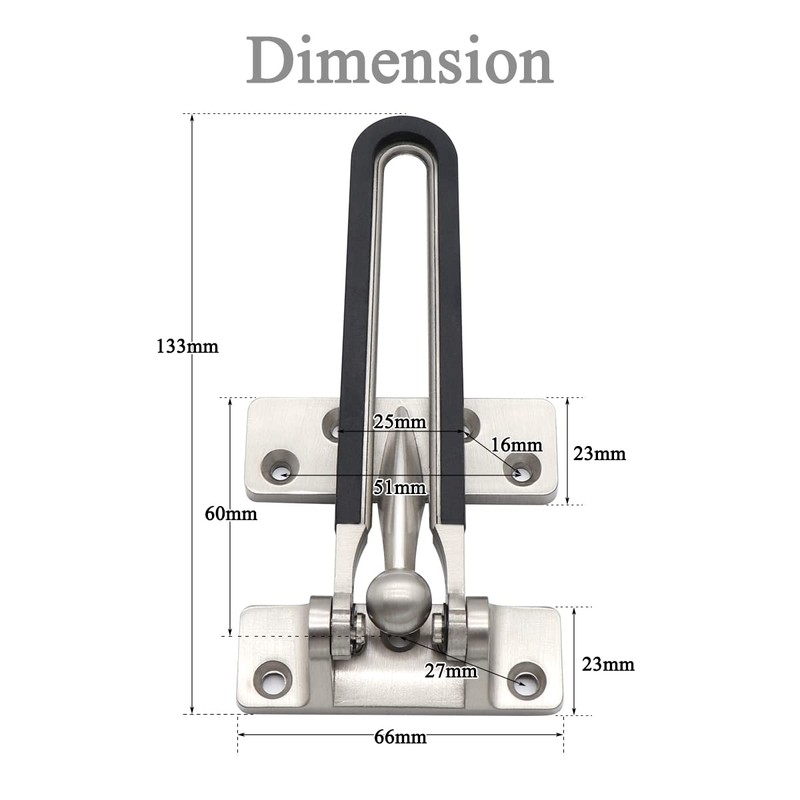Home Security Door Lock Latch Guard Clasp Home Reinforcement Lock