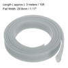 sourcing map Expandable Sleeving,1 3/16-inch 10ft Cable Sleeve, Gray
