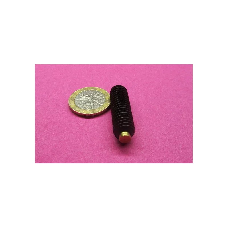 Kmac Alloy Steel Set Screws, Brass Tip, 3/8-16 x 1