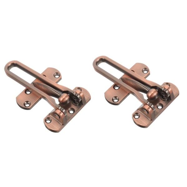 Operitacx 2 Stück Diebstahltürschraube Innen Innere Türverstärkungsschloss Riegel Sperren Aus