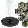 Solar Fountain Low Noise Multi Nozzles Waterproof Floating Fountain for