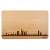 Brotzeitbrett Frankfurt Skyline | Beech Breakfast Board | Wooden Chopping