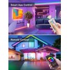 NBBUFF 100FT Led Neon Rope Lights Music Sync, RGB Led