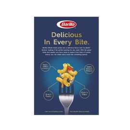 Barilla Whole Grain Pasta, Elbows, 16 Ounce (Pack of 8)
