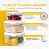 SNUGTOPIA Vacuum Seal Food Storage Containers Set - Airtight BPA-Free