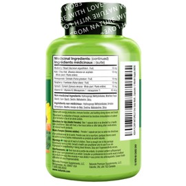 NATURELO NATURELO One Daily Multivitamin for Women - Energy Support - Whole Food Supplement to Nourish Hair, Skin, Nails - Non-GMO - No Soy - Gluten Free - 60 Capsules | 2 Month Supply