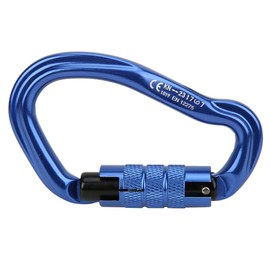 KN-23-7-7 Outdoor Climbing Carabiner Key Chain Clip Keyring Snap Hook Automatic Buckle for Camping Mountaineeringblue