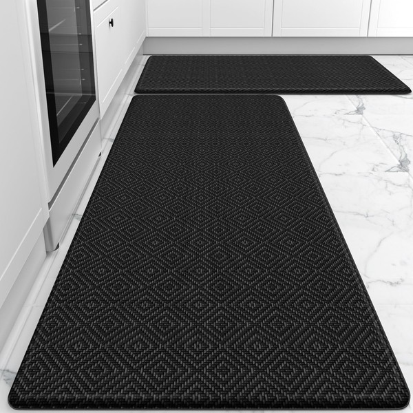 Mattitude Kitchen Mat 2PCS Kitchen Rugs Cushioned Anti-Fatigue Rug Waterproof