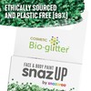 Snazaroo Bio Glitter Face and Body Paint, Biodegradable Fine Gliter,Green