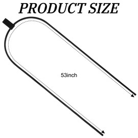 2 Pcs Replacement Wakeboard Tower Rack Bungee Cords with Pull Tab Black Elastic Bungee Shock Rope Wakeboard Tower Rack Parts Fits Wakesurf, Surfboard, Ski, Kneeboard