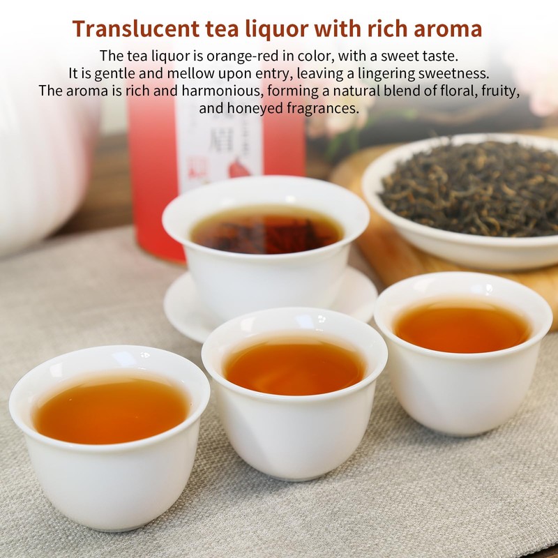 Yuexi Golden Monkey Tea Loose Leaf Jin Jun Mei Black