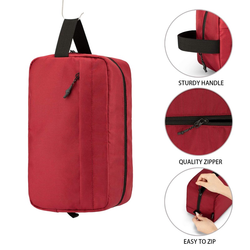 Vorspack Toiletry Bag Hanging Dopp Kit for Men Water Resistant