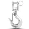 AMYSPORTS Heavy Duty Slip Hook Load Tow Chain Clevis Hook