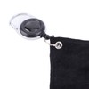 1 Pcs Double‑sided Plush Cotton Golf Club Cleaning Towel Cloth