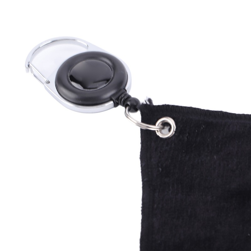 1 Pcs Double‑sided Plush Cotton Golf Club Cleaning Towel Cloth