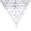 60 Degree and 120 Degree Acrylic Transparent Reusable Quilting Ruler