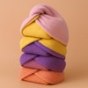 Terryshop74 Haarturban Handtuch zum Trocknen und Sammeln für mittlere kurze
