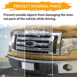 For 2009-2012 13 14 Ford F-150 F150 XLT Grille Grill Front Upper Bumper Chrome