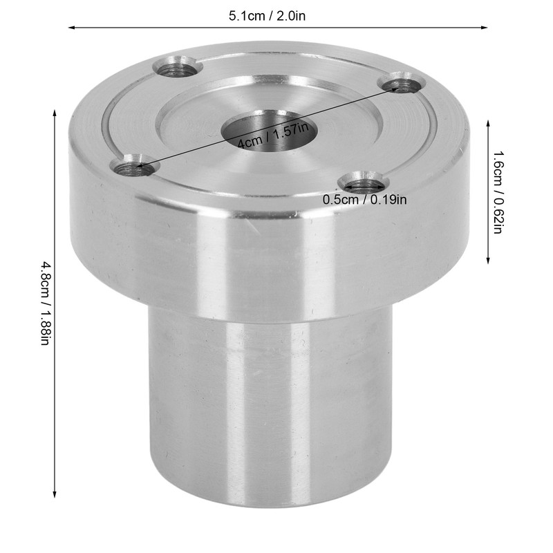2 Inch Lathe Faceplate with Screw Alloy Steel Woodworking Chuck