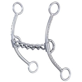 Tough 1 Sweet Iron Chain Mouth Lifter Snaffle Bit