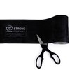 Fitness Mad Unisex's Resistance Band Roll Roll-15m x 15cm, Black,