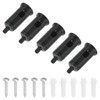 PATIKIL Cord Grip Connector 5 Set Adjustable Steel Wire Rope