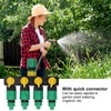 Water Hose Splitter ABS Material 4 Way Stainless Durable Garden