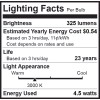 Bioluz LED 12 Pack 40 Watt Candelabra Bulbs 4.5W Dimmable