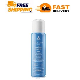 Andis Cool Care Plus 5 in 1 Spray For Clipper Trimmer Blades 6 oz