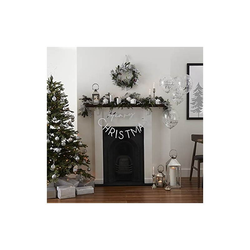 Ginger Ray Silver Christmas Napkins - TIS-605