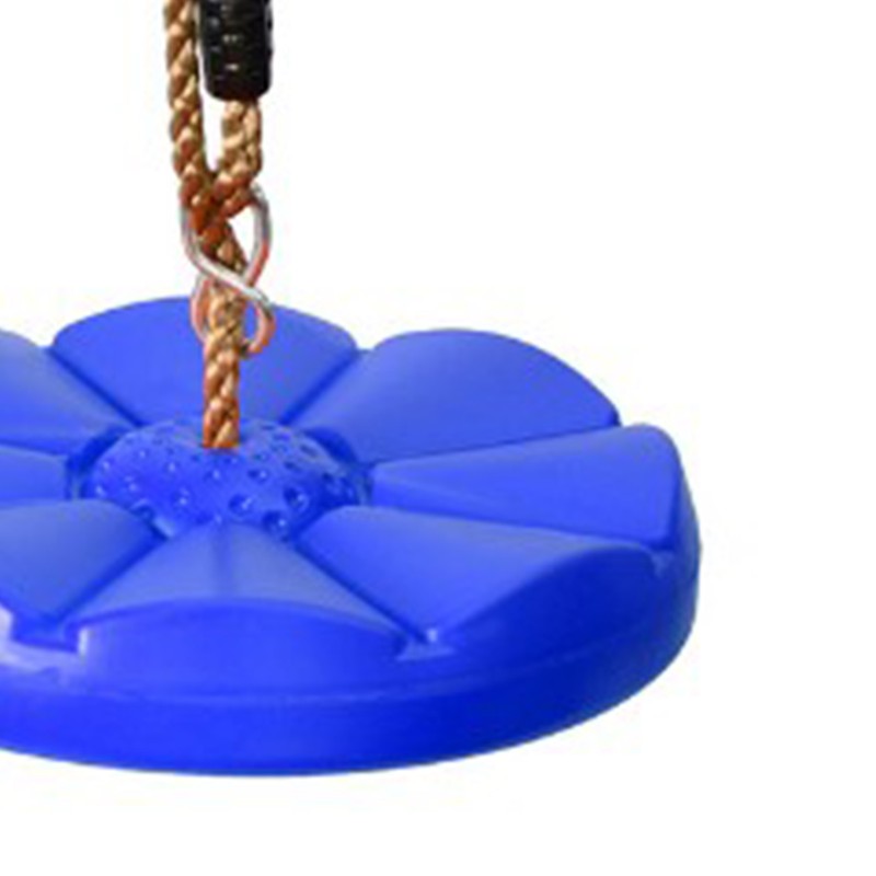 Heavy Duty Plastic Disc Tree Swing with PE Rope for