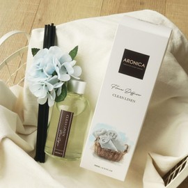 Aronica Clean Linen Reed Diffuser for Bathroom Decor, Room Fresheners for Home Long Lasting, Accesorio Para Hogar, House Registry Idea, Bathroom Smelling Good, Aesthetic Room Decor, Apartment House