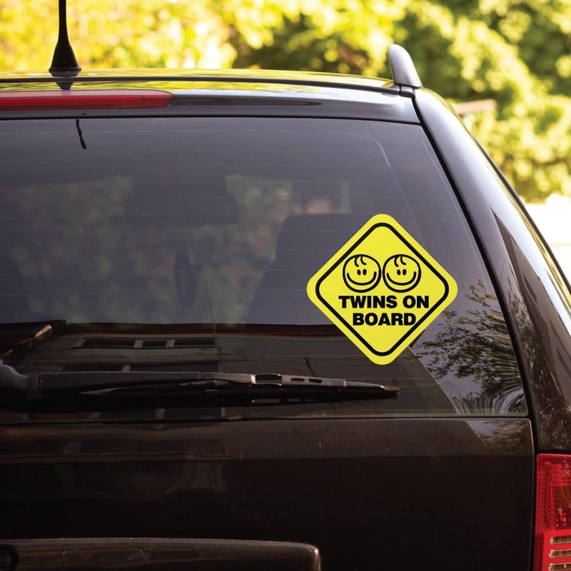 Twin On Board Boy & Boy Sticker