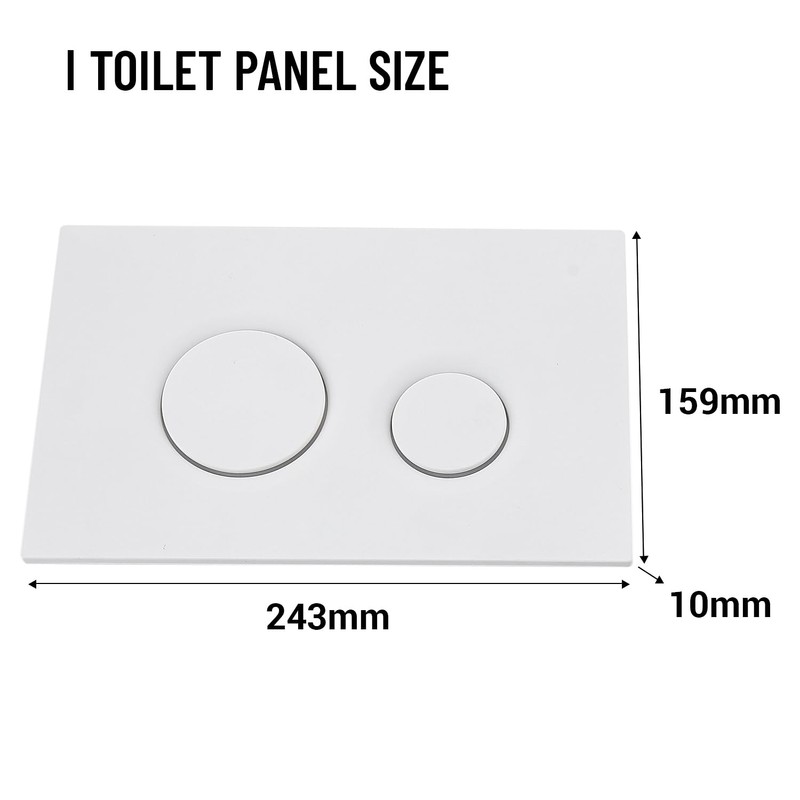 PuritySage Wall Hung Toilet Tank with Dual Flush Plate,Compatible with