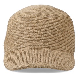 Basic Ench Paper Braid Cap, Paper Blade Cap, Straw Hat, Men's, Women's, beige