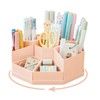 Lvjkes Rotating Pen Holder, 9 Compartments, Large Capacity Desk Organiser,