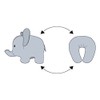 Zip & Flip Nackenkissen ELEFANT von Kikkerland Kuscheltier Kinder-Kissen Reise