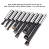 9pcs Drill Bar Set 12mm Head High Speed Steel CNC