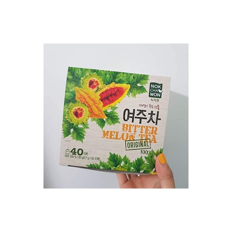 Nokchawon Bitter Melon Tea 40 TEA BAGS (100% Bitter Melon/No