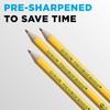 Ticonderoga Wood-Cased Pencils, Pre-Sharpened, #2 HB Soft, Yellow, 30 Count