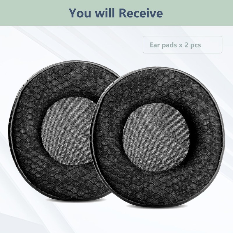 XRHTONG Breathable Ear Pads Replacement Compatible with Skullcandy Grind Bluetooth