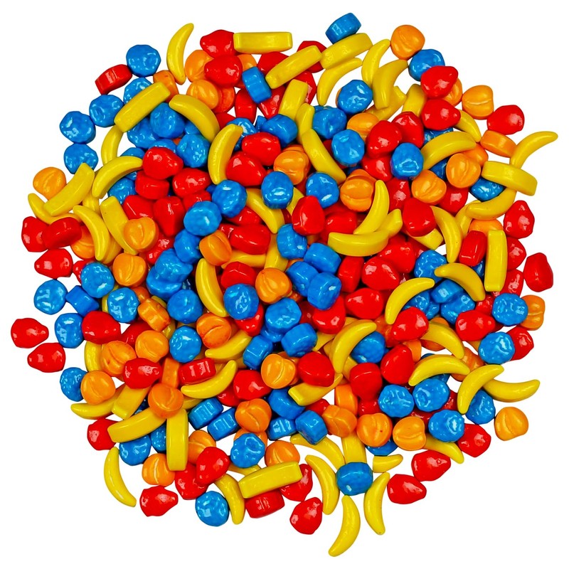 Fruit Shaped Candies - 2 Pounds - Unwrapped Gumball Machine