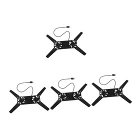 Operitacx 4 Stück Gaming Laptop Kühlerpad mit Verstellbarem Tragbarer Laptop Halter für Kühlung Kompatibel mit Notebook Ultrabook Platzsparend für Home Office